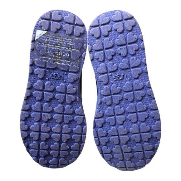 Ugg Heart Amber Kitten Gray Purple Corduroy Girls Youth Kids Winter Tall Boots 1 - Picture 6 of 7